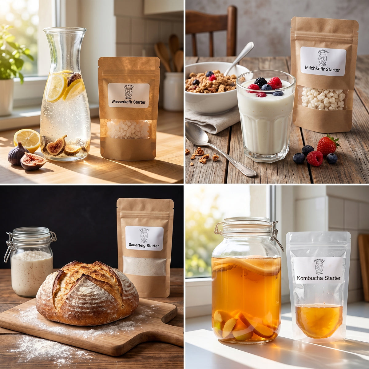 Starterkulturen Bundle – 3 kaufen, 1 gratis