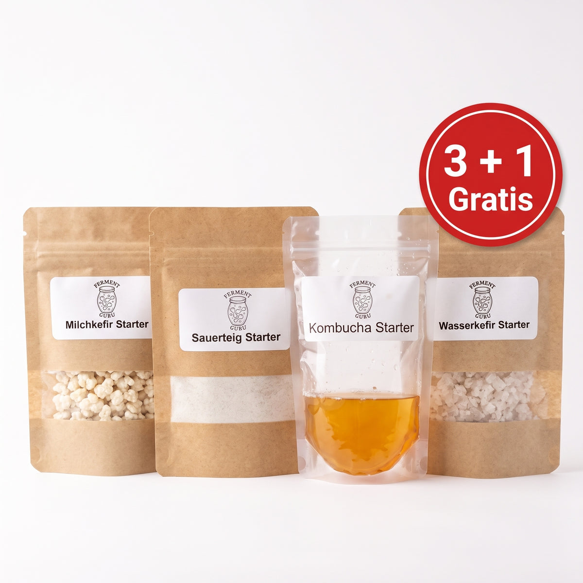 Starterkulturen Bundle – 3 kaufen, 1 gratis